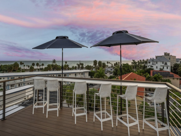 Luxury Lido Key Vacation Rental  Sarasota Beachfront Home with Rooftop Deck & Pool